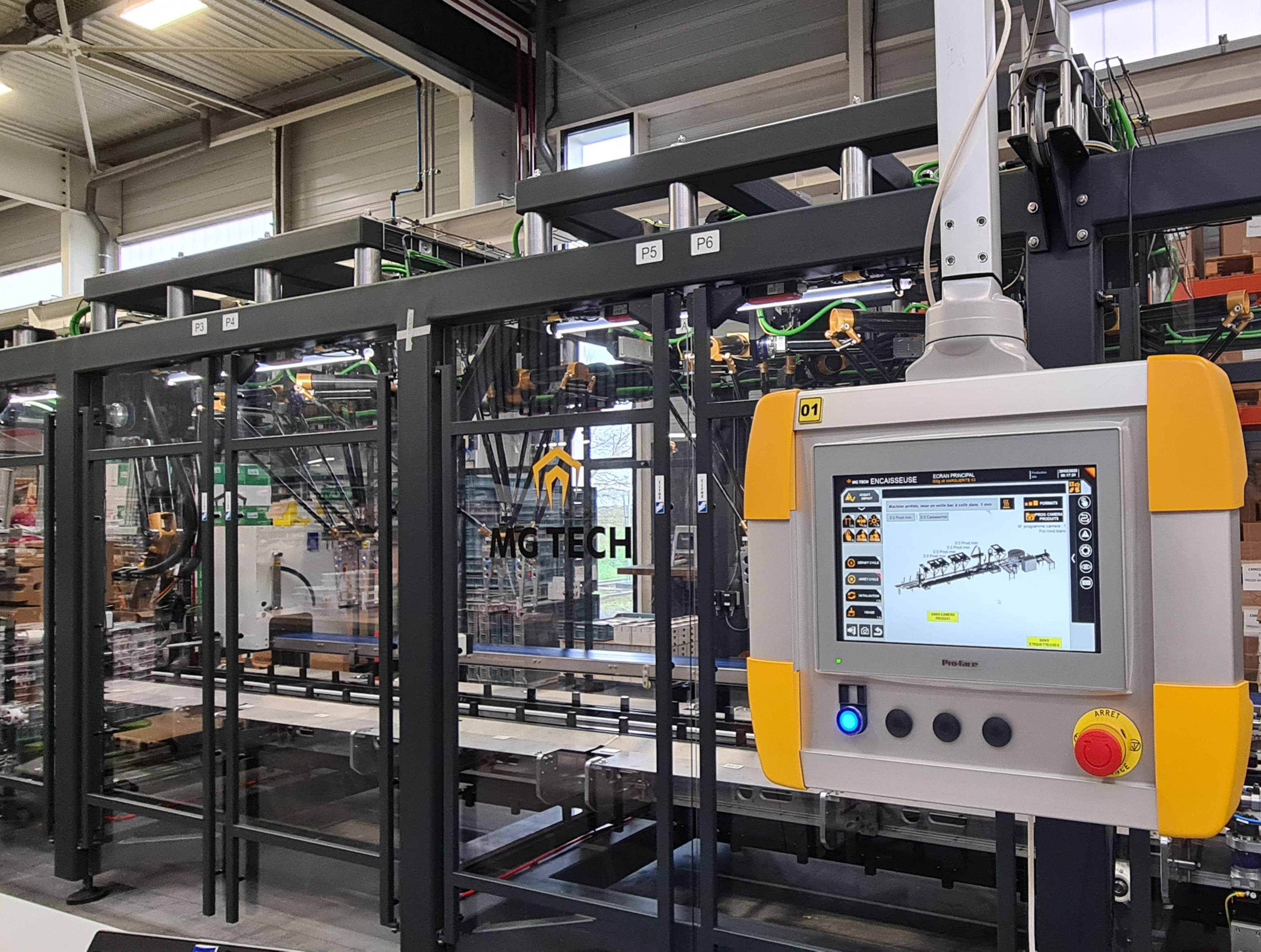Ligne de conditionnement produits laitiers MG TECH