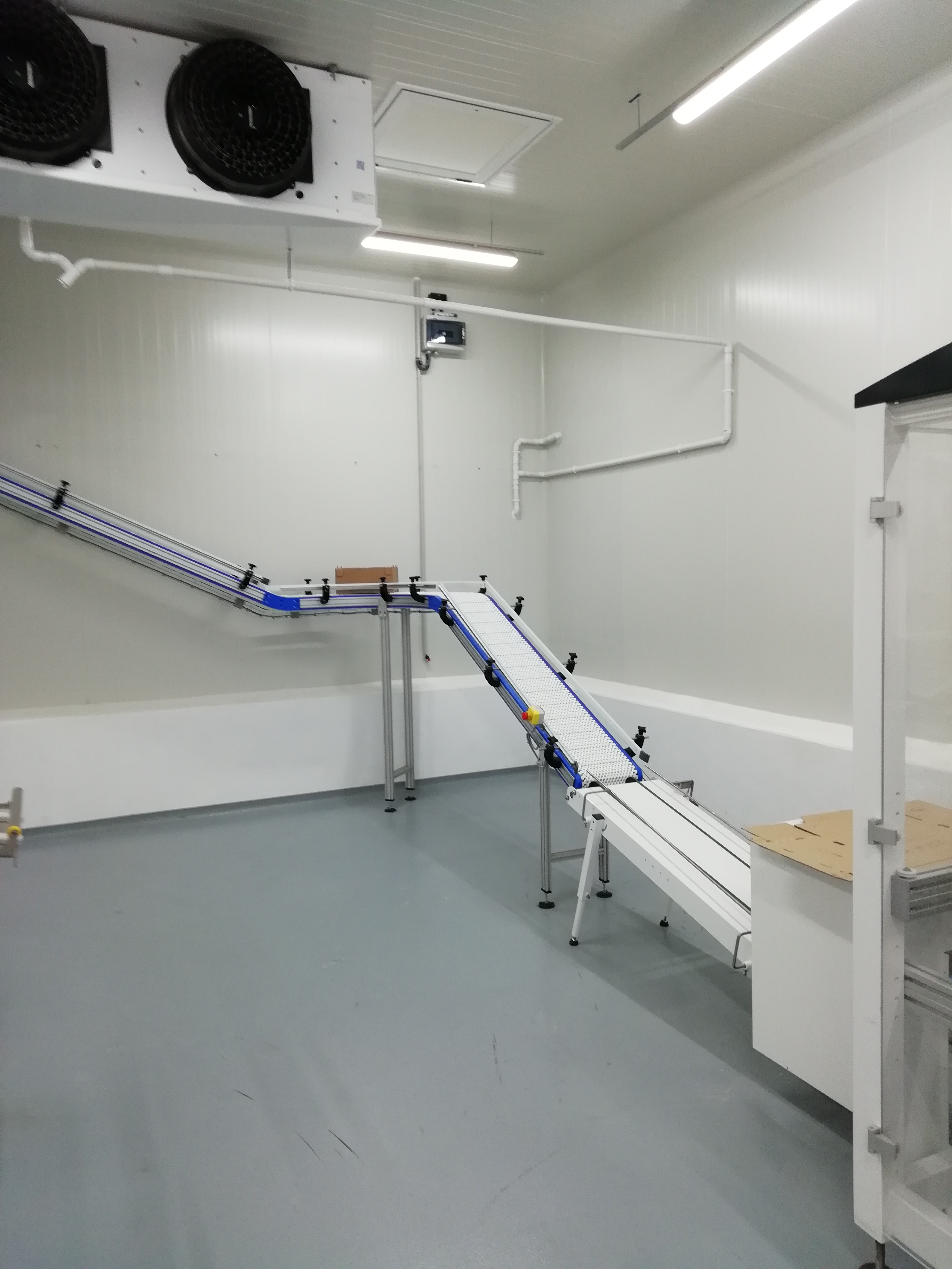 Convoyage caisses en carton MG TECH