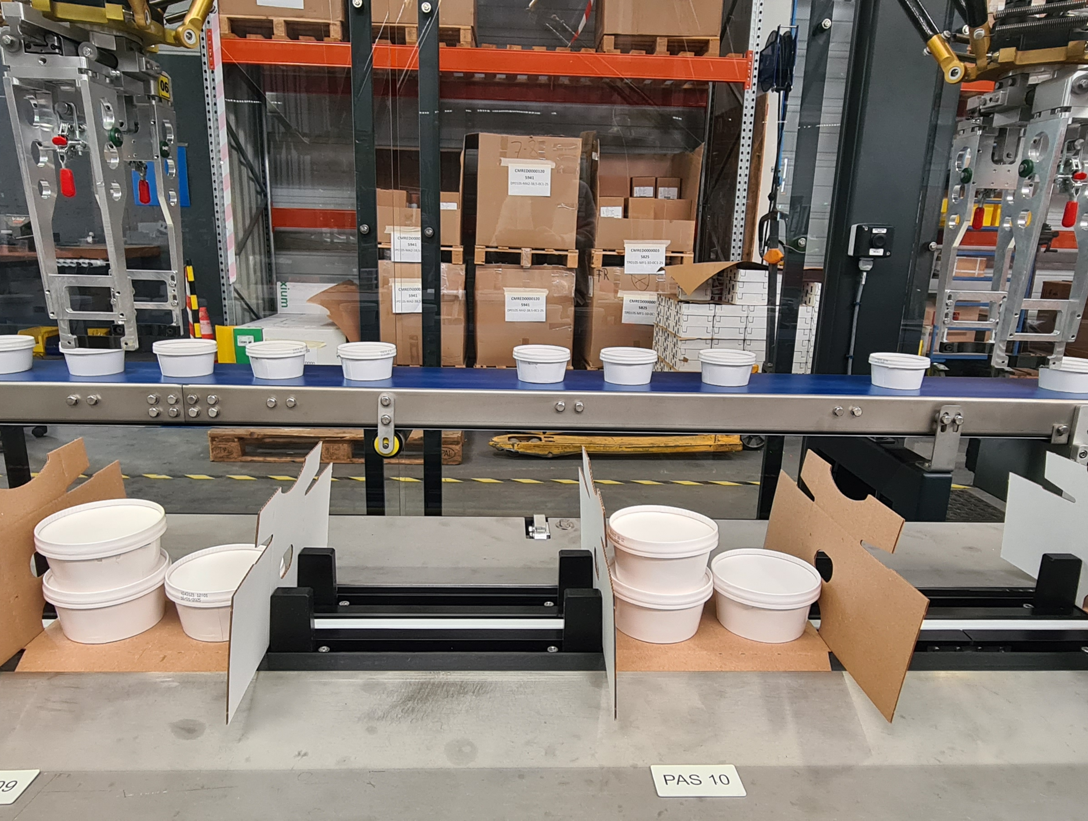 Encaissage produits laitiers MG TECH