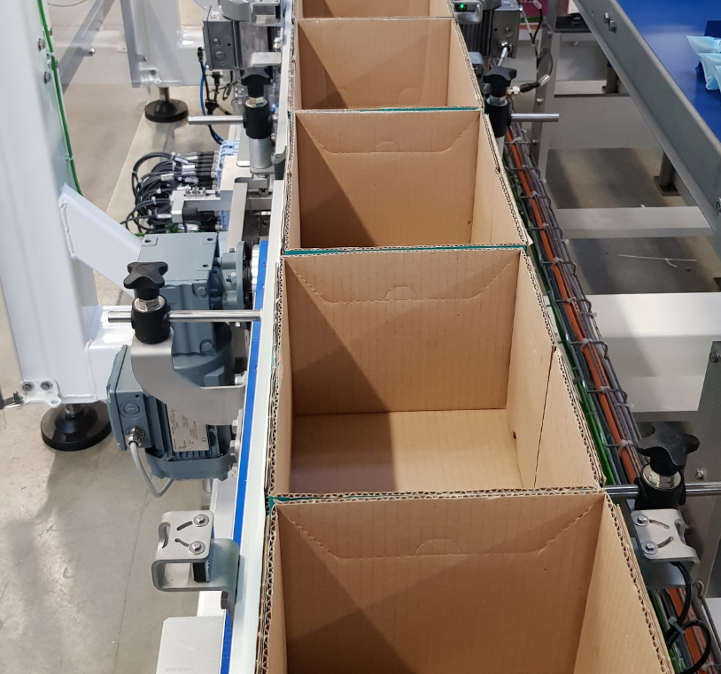 Formeuse de caisses pharma cosmétique MG TECH