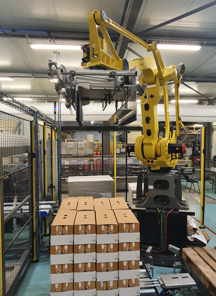 Palettisation épicerie sucrée MG TECH