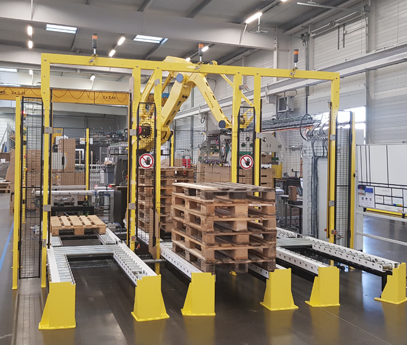 Nos palettiseurs pour la logistique MG TECH