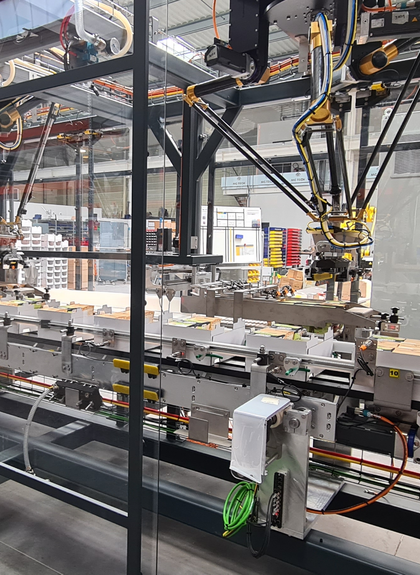 Encaisseuse plats préparés MG TECH