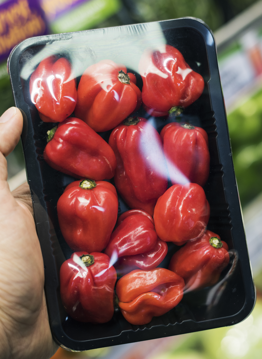 Emballage légumes barquette sous vide