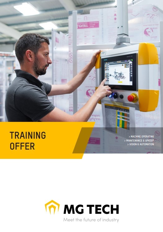 MG Tech customer service training catalog